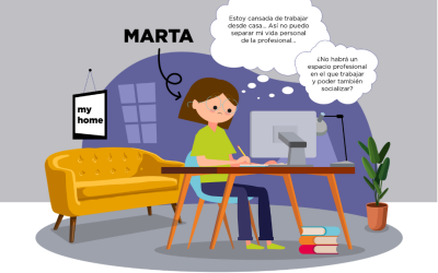Marta busca un espacio profesional para trabajar